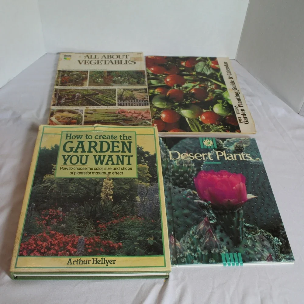Gardening Books Lot of 6 How to Create Garden‎ You Want Desert Plants Vegetables